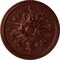 Ekena Millwork Bradford Ceiling Medallion (Fits Canopies up to 6 5/8"), Hnd-Painted Antique Copper, 32 5/8"OD x 2"P CM32BRACS - alternate 1